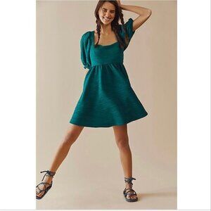 Free people Violet Mini Dress (Color Green Balsam Size:  S)